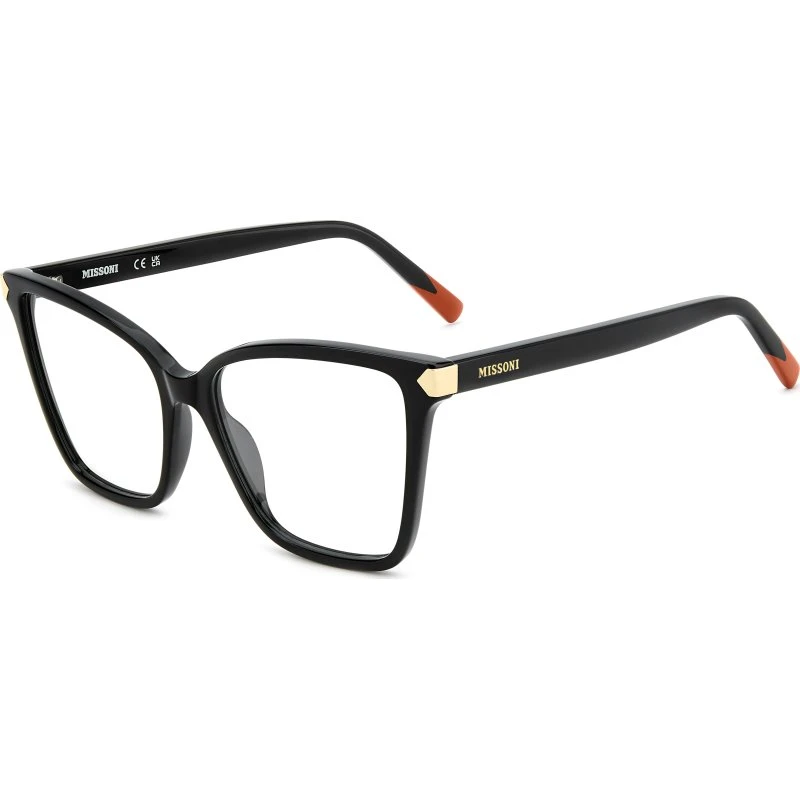 Missoni MIS 0286 807 Lunettes de vue Cat Eye en acétate noir