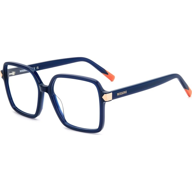 Missoni MIS 0288 PJP Lunettes de Vue Carrées en Acétate Bleu - Femme