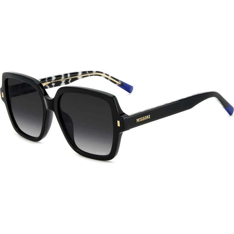 Missoni MIS 0281/G/S Lunettes de Soleil Carrées en Acétate Noir