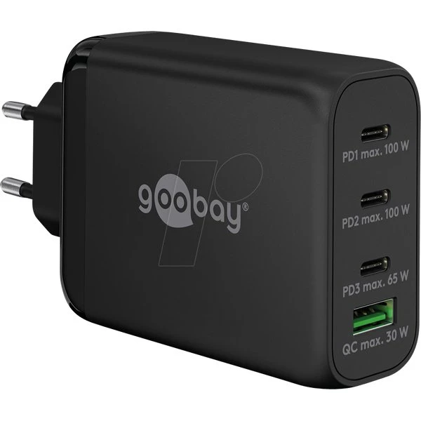 Goobay 65555 Chargeur 100W USB-C PD Noir