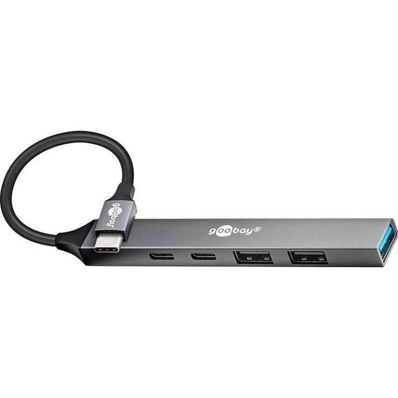 Goobay Hub USB-C Slim 5 ports