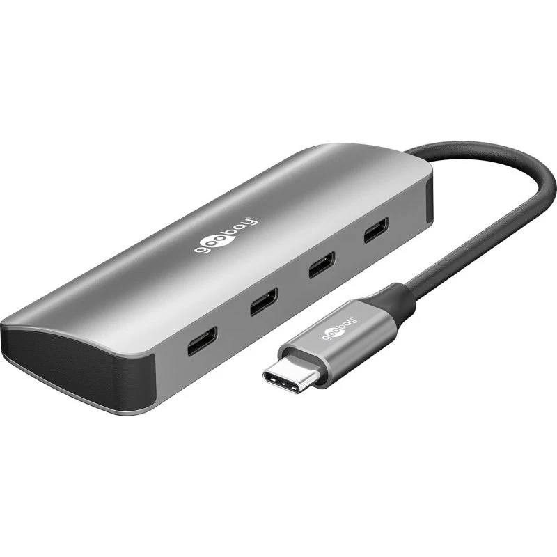 Goobay Slim 4-port USB-C 10 Gbps