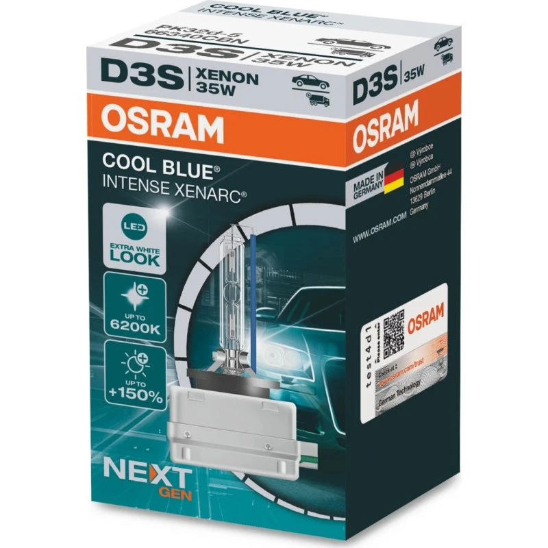 Osram D3S Cool Blue Intense NEXT GEN 6200K