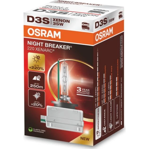Osram D3S Night Breaker 220 Xenarc 66340XN2