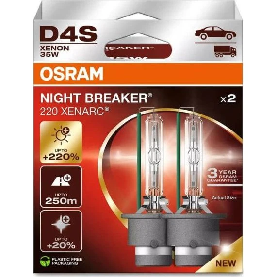 Osram Night Breaker 220 D4S Xenarc 2 unités