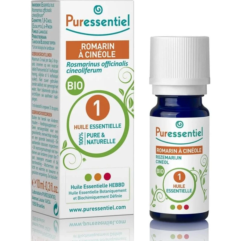 Puressentiel Huile Essentielle de Romarin à Cinéole Bio 10 ml