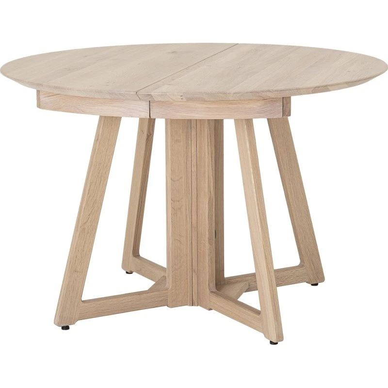Bloomingville Owen Table ronde extensible chêne naturel
