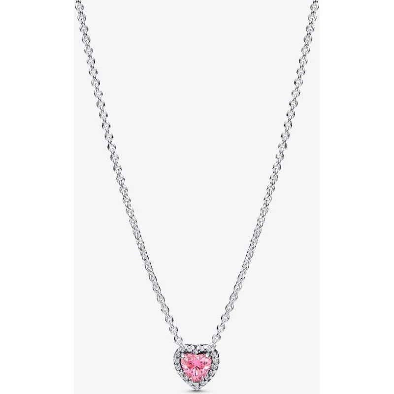 Pandora Collier Cœur Rose 925