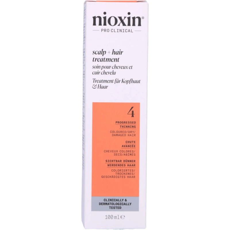Nioxin System 4 Soin Sans Rinçage pour Cheveux Colorés, 100 ml