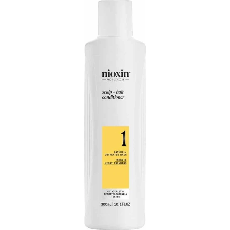 Nioxin Après-Shampooing System 1 pour Cheveux Naturels et Chute Modérée, 300ml