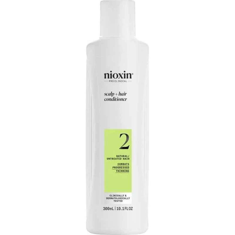 Nioxin System 2 Conditionneur pour cheveux naturels et chute avancée 300 ml