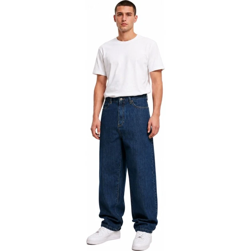 Jean Homme URBAN CLASSICS Moderne Coupe Large Bleu