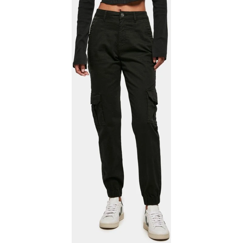 Urban Classics Jean Femme Confortable en Coton Noir