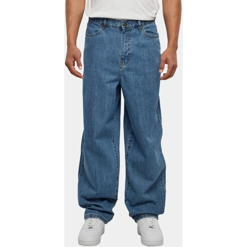 Jean Urban Classics Homme Coupe Large Style 90's Bleu