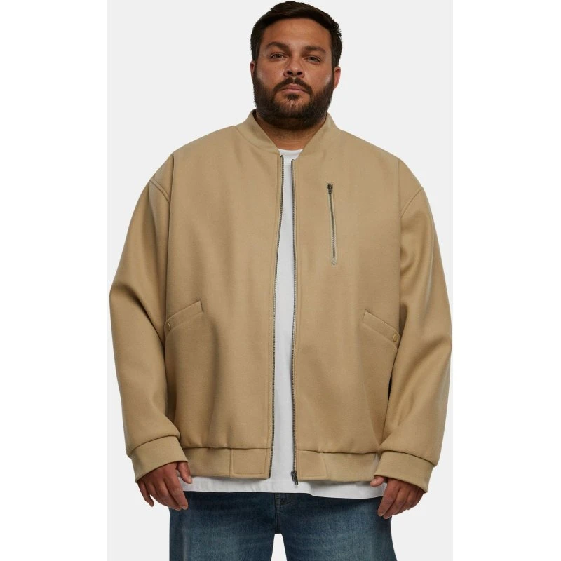 Urban Classics Veste Bomber Homme Décontractée - Beige