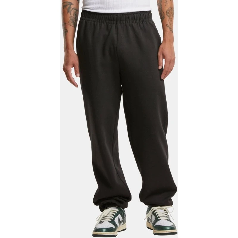 Urban Classics Pantalon de Jogging Ample en Coton Noir