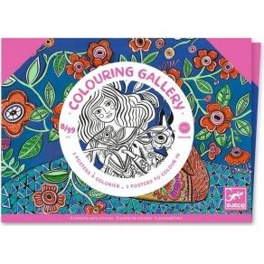 Djeco Colouring Gallery : Floraison - Posters à colorier
