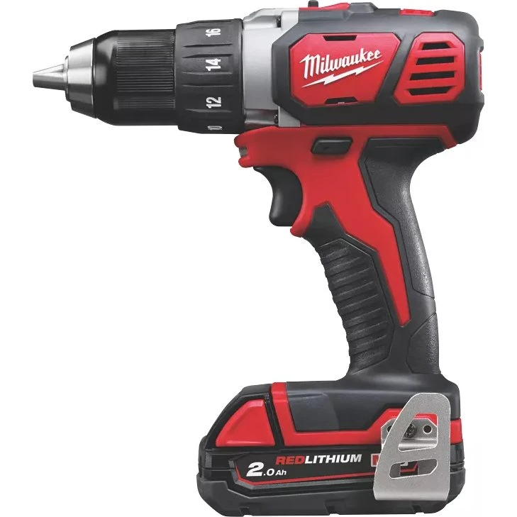 Milwaukee M18 BDD-202C Perceuse Visseuse 18V 2x2Ah
