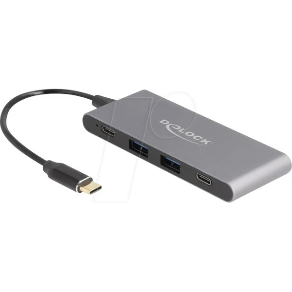 Delock 4 ports USB-C + 2 USB-A, 10 Gbps