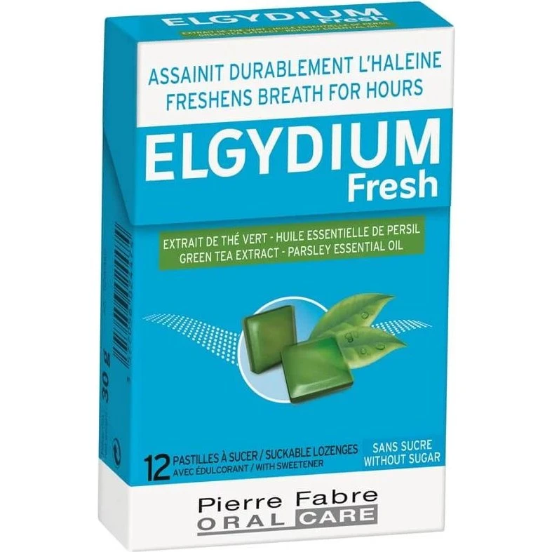 Elgydium Fresh Pastilles Haleine Fraîche - 12 Pastilles