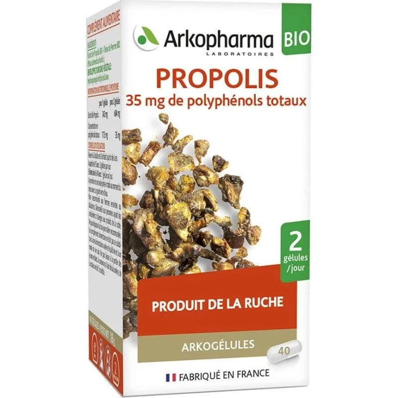 Arkopharma Arkogélules Propolis Bio - 40 Gélules