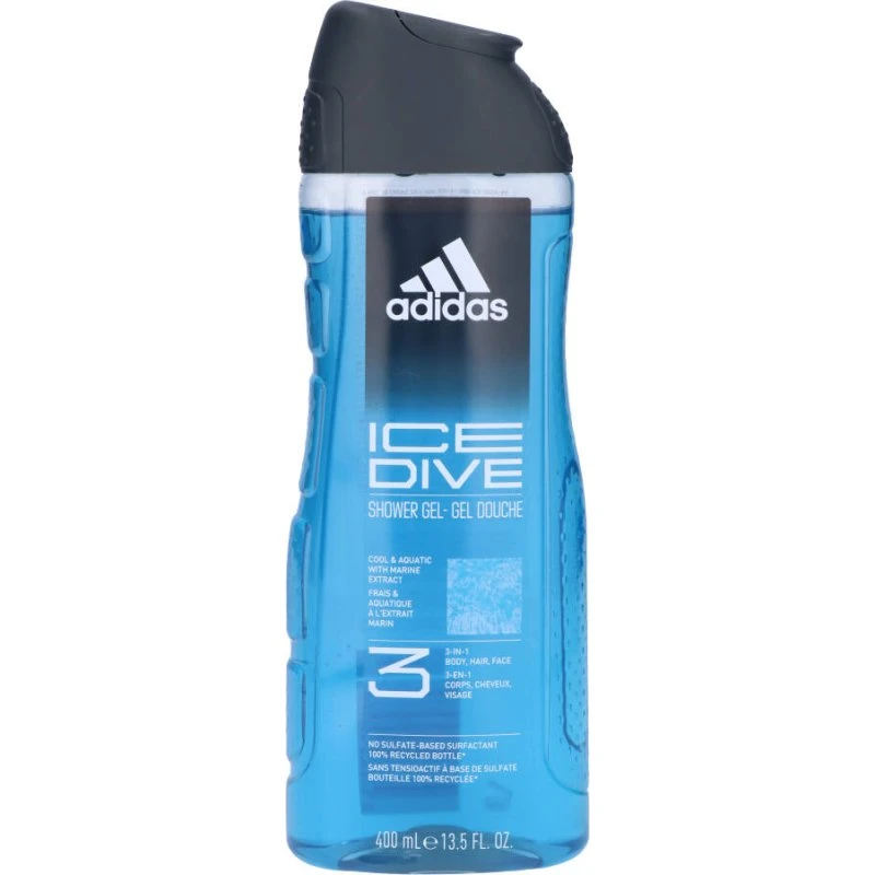Adidas Ice Dive Gel Douche 3-en-1 400 ml