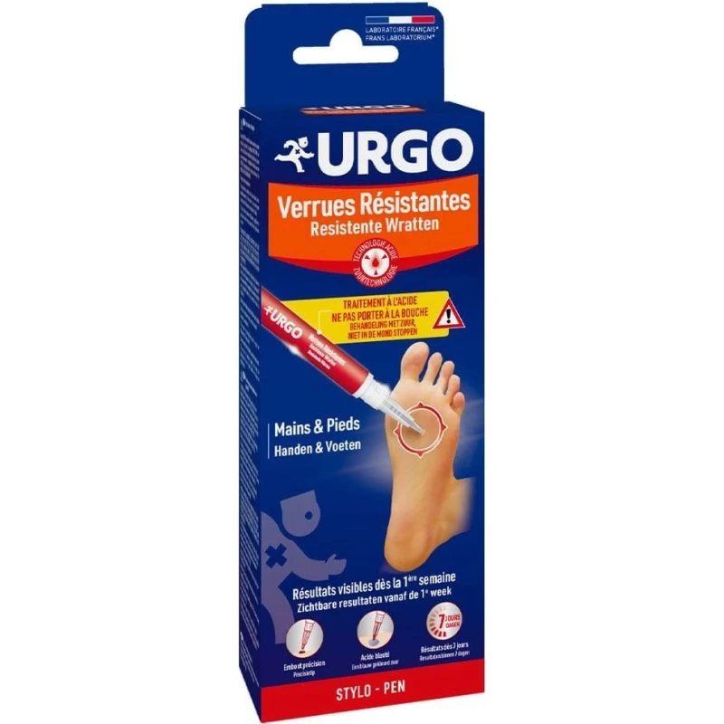 Urgo Stylo Verrues Résistantes Mains et Pieds - 2ml