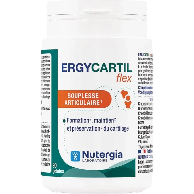 Nutergia Ergycartil Flex - Souplesse Articulaire - 90 Gélules
