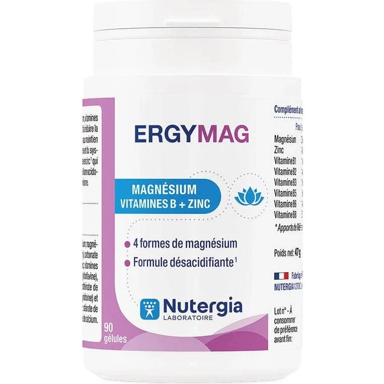 Nutergia Ergymag - Magnésium et Vitamines B - 90 gélules