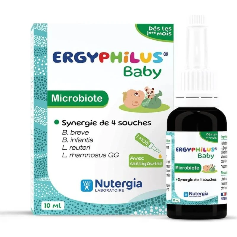 Nutergia Ergyphilus Microbiote Baby avec Stilligoute - 10ml