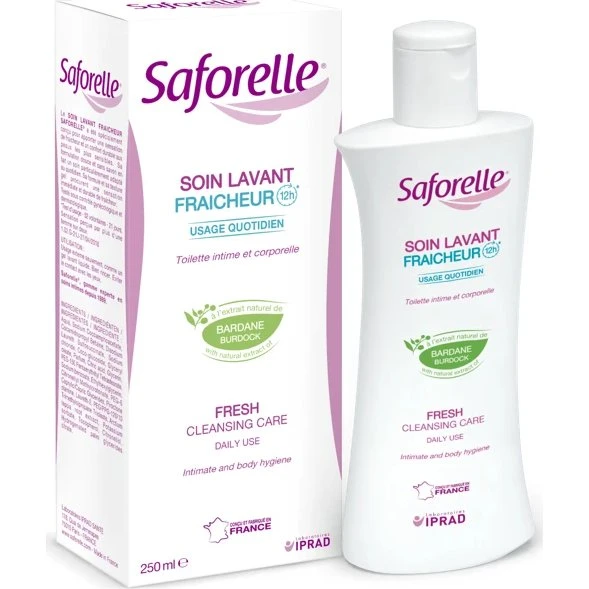 Saforelle Gel Frais Corps et Hygiène Intime, 250 ml