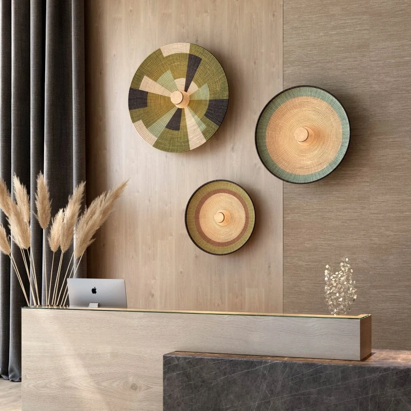 Forestier Grass L Applique Murale - Bleu