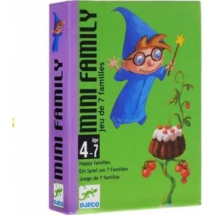 Djeco Mini Family - Jeu de 7 familles pour enfants 4-7 ans