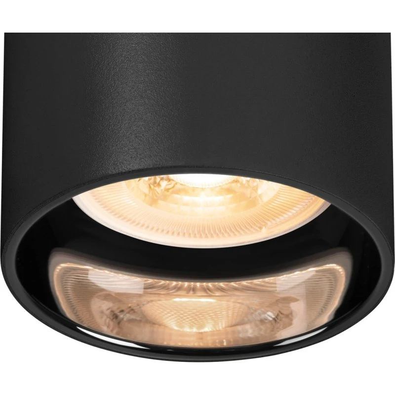 SLV Asto Tube 2 Plafonnier Noir - Spot GU10 à 2 Lampes