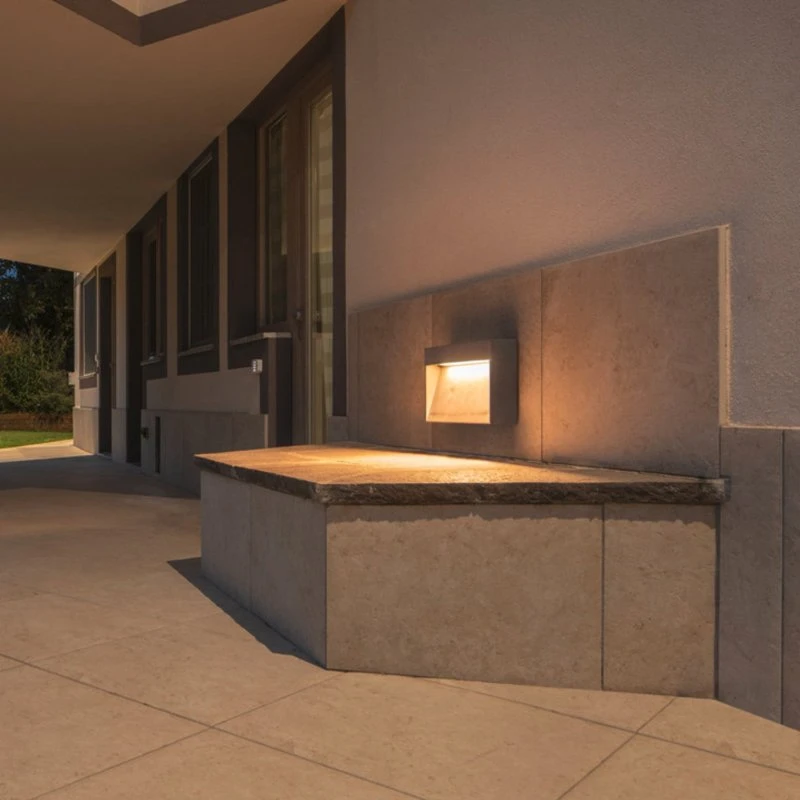 SLV Concreto Applique d'extérieur LED IP65 - Gris Béton - 37,5 cm