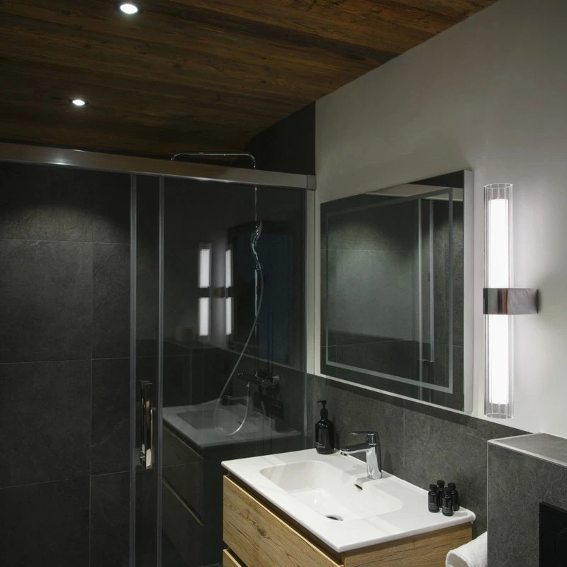 SLV Lygant double - Applique murale LED salle de bain, chrome