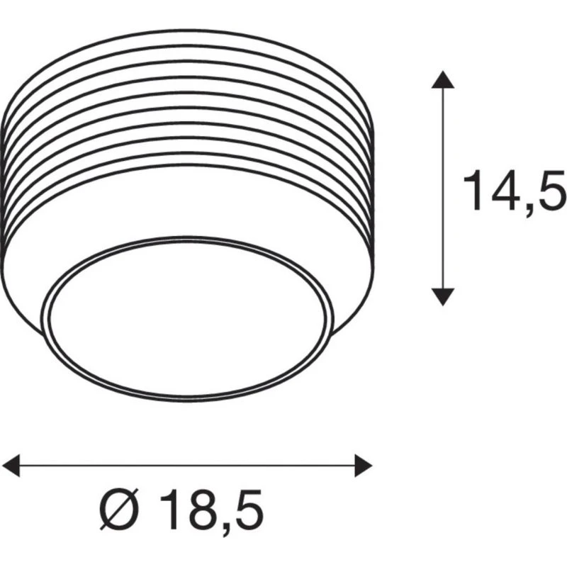 SLV Pantilo Rope 19 - Applique et Plafonnier Or et Verre Ambre
