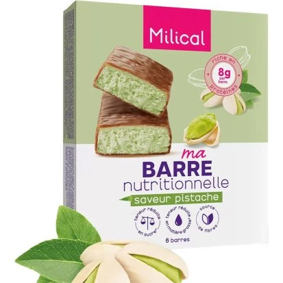 Milical Hyperprotéiné Pistache - 6 Barres