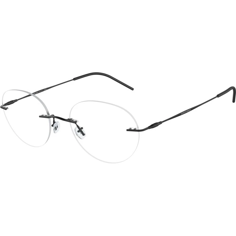 Giorgio Armani Homme AR5147 - Monture Optique Pantos en Métal Noir