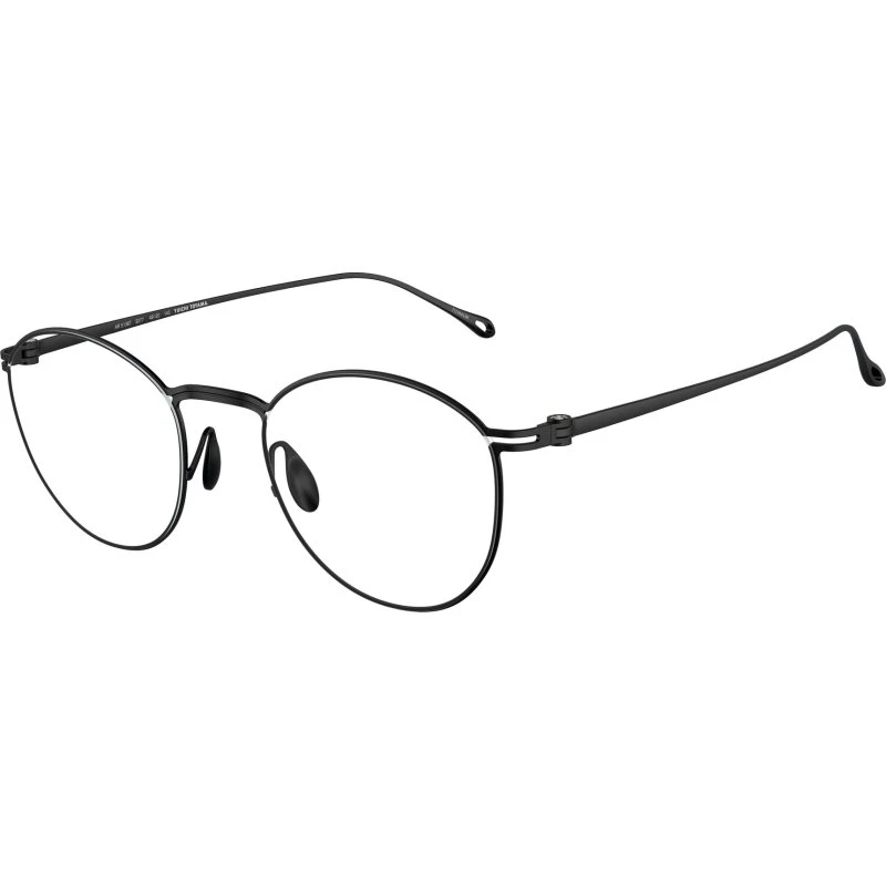 Giorgio Armani Homme AR5136T : Montures Optiques Pantos en Titane Noir