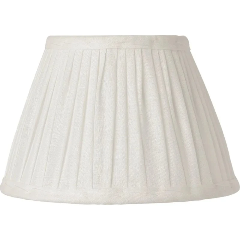 Watt & Wick Abat-jour Ella Blanc Plissé Ø20 cm