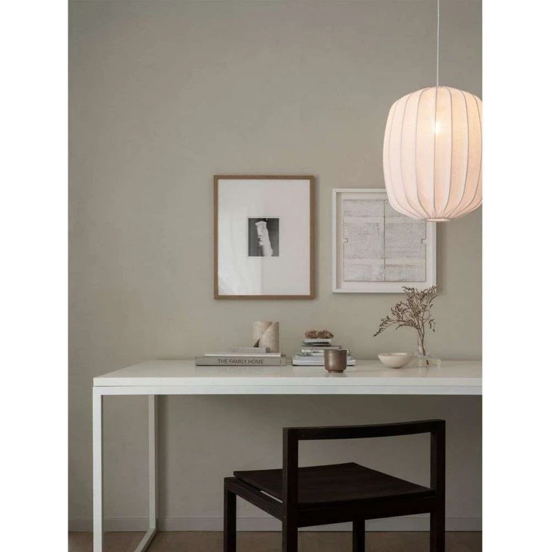 Watt & Veke Abat-jour Prisma 35 Lin Blanc