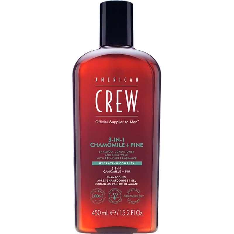 American Crew 3-en-1 Chamomile + Pine 450 ml