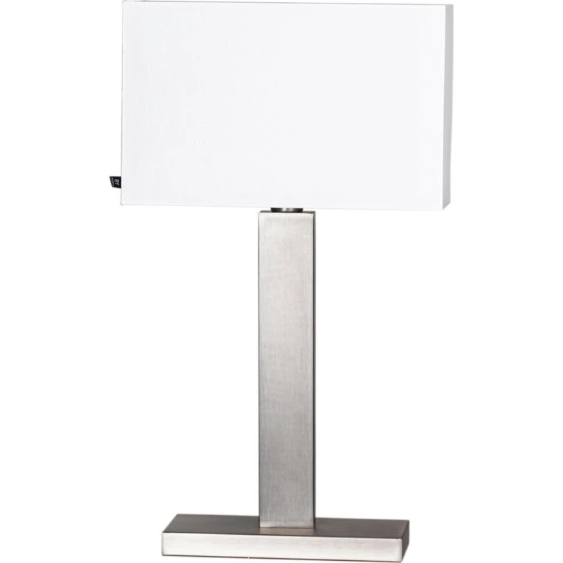 Rydéns Lampe à poser Prime H69 - Acier brossé et blanc