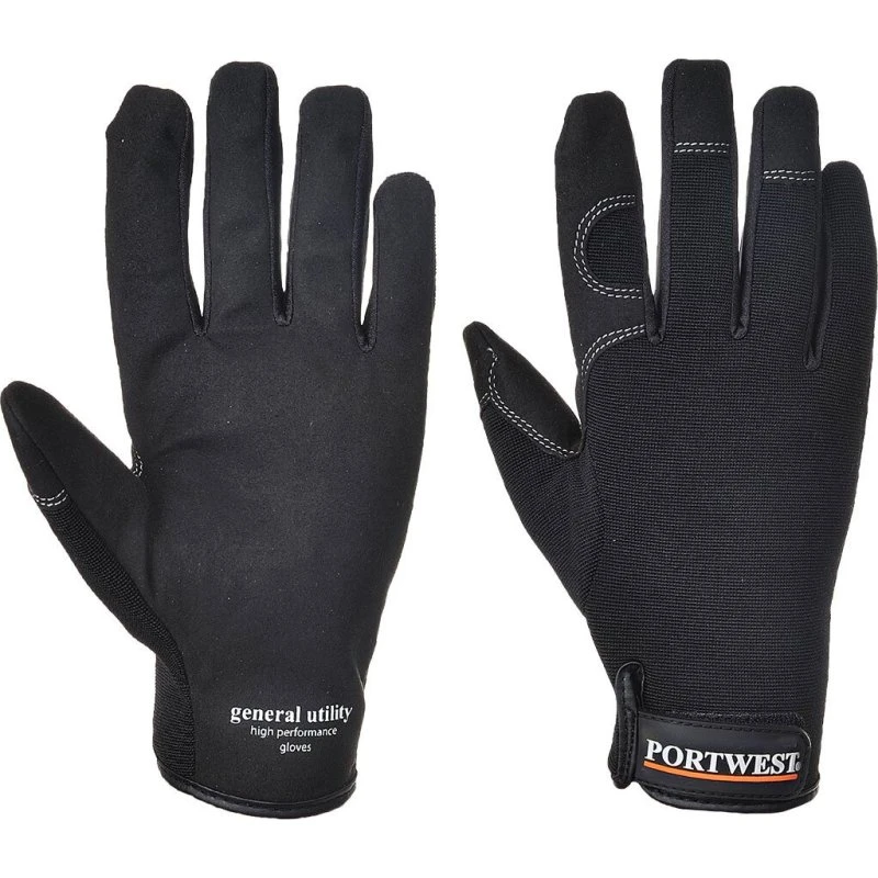 Portwest A700 Gants Usage Général Noir Taille 8