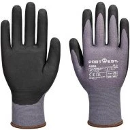 Portwest A356 Gants ESD 15 Nitrile Essential - Gris/Noir - Taille L - Lot de 12