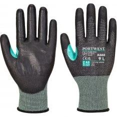 Portwest Gants anti-coupure PU E18 Noir L Taille 9