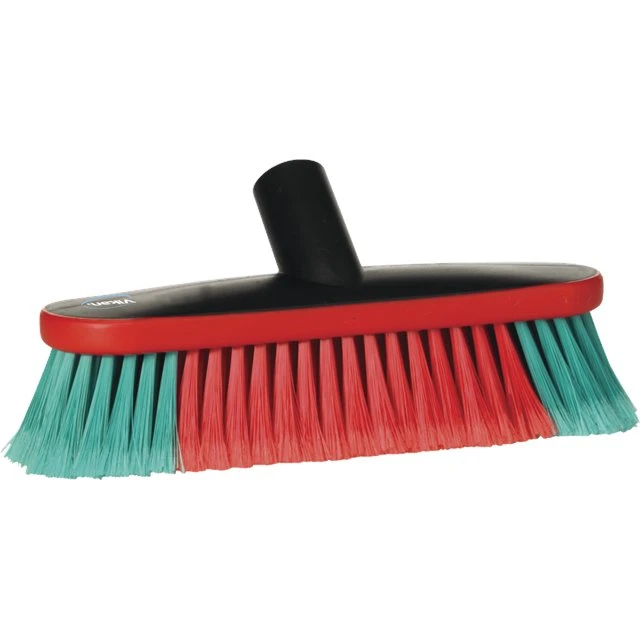 Vikan 475552 Brosse ovale 270 mm noir passage d'eau