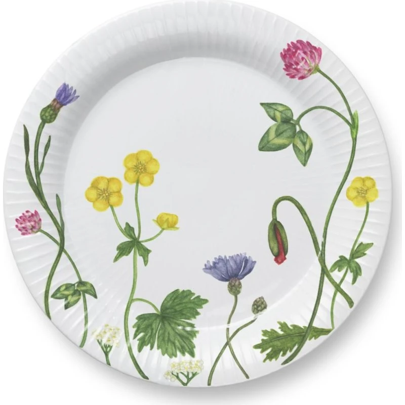 Kähler Hammershøi Summer Assiette 22 cm Fleurs Sauvages