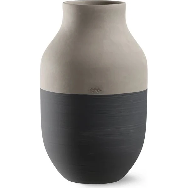 Kähler Omaggio Circulare Vase 31 cm Gris Anthracite